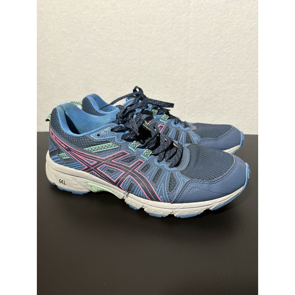 ASICS Gel-Venture 7 Women’s Trainers Peacoat Hot Pink Size 9